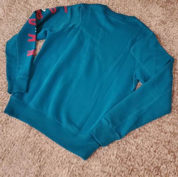 NWOT Nike Air Jordan Teal and Bright Pink Crewneck Sweatshirt - Picture 6 of 7